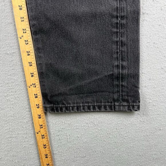 Levi’s 505 Jeans Men’s 40x32 Black Denim Regular Fit Mid Rise Pants - Picture 12 of 16